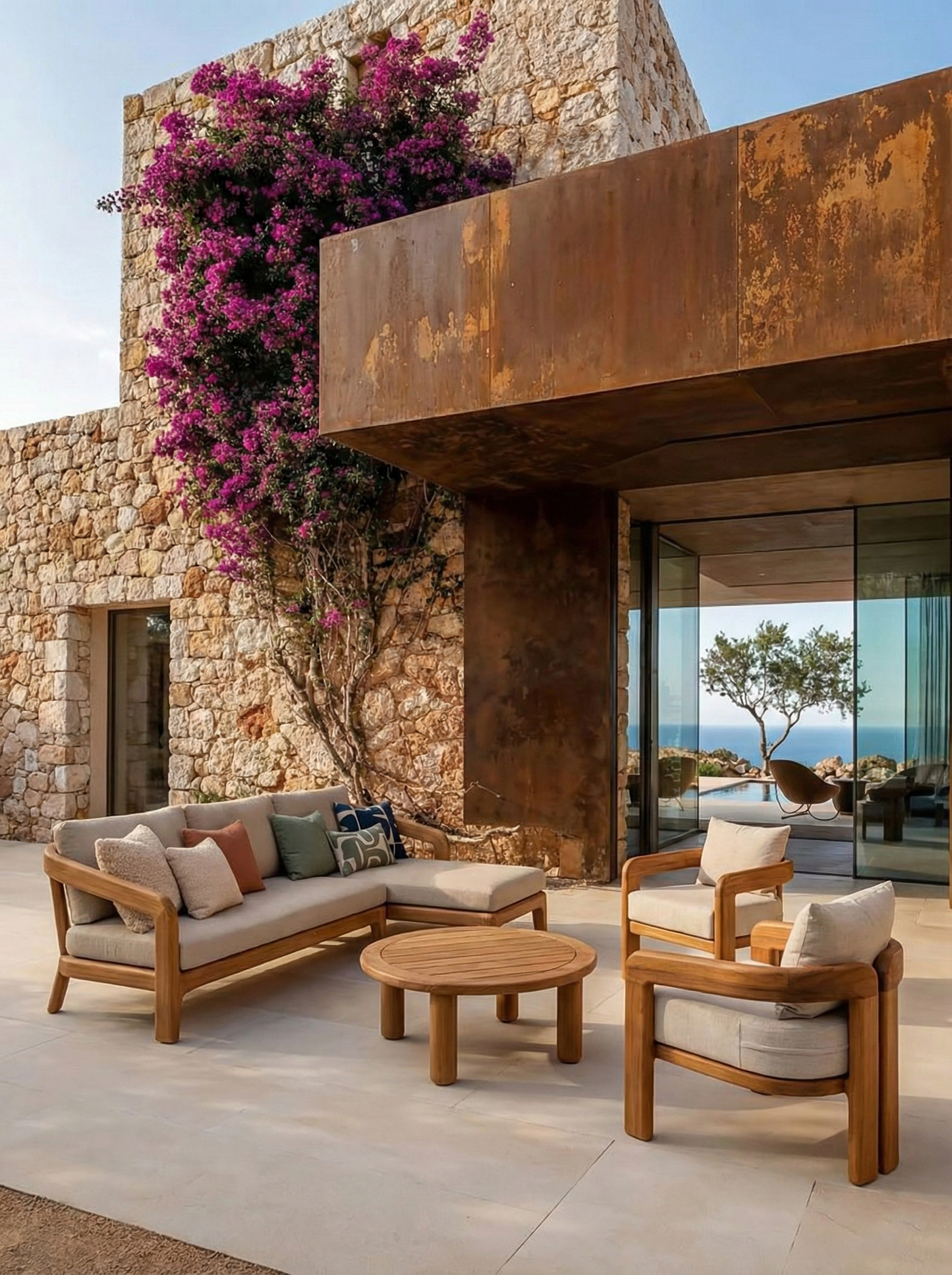 Mesa de Centro Montecarlo Redonda